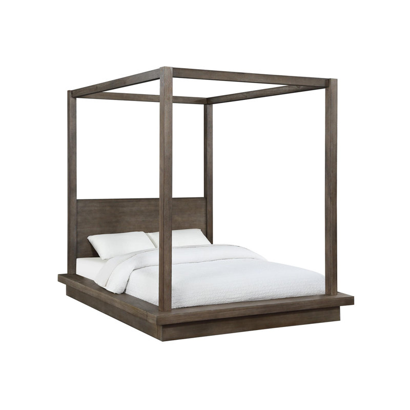 Joss & Main Brooks Solid Wood Canopy Bed & Reviews Wayfair